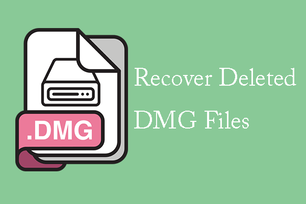 DMG Files Are Deleted – Retrieve Them in This Way!