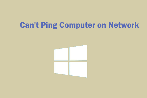 [Solved] Can't Ping Computer on Network on Windows