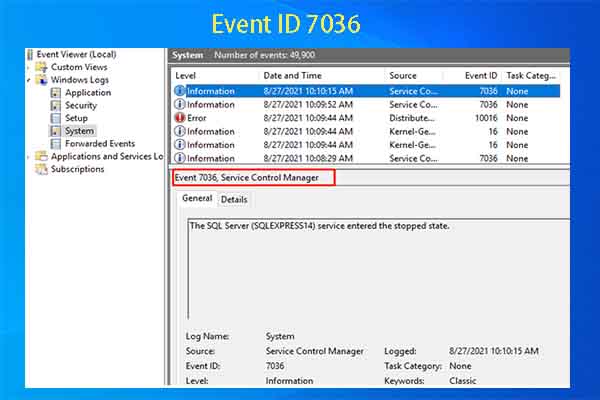 4 Solutions to Service Control Manager Event ID 7036