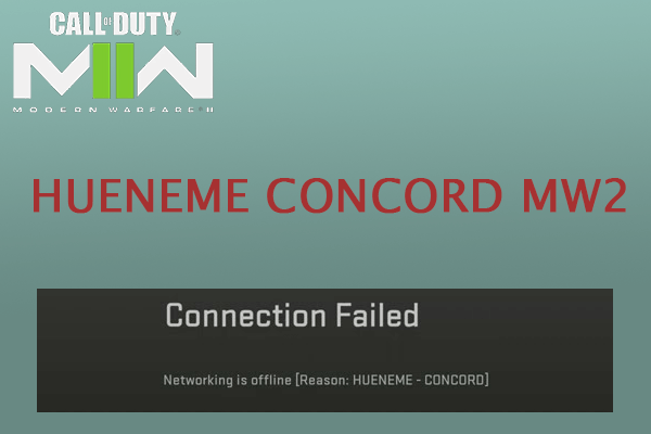 How to Fix HUENEME CONCORD MW2? You Can Follow This Guide