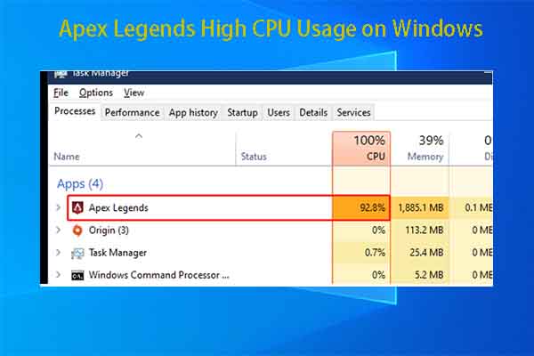 7 Solutions to Apex Legends High CPU Usage on Windows PCs