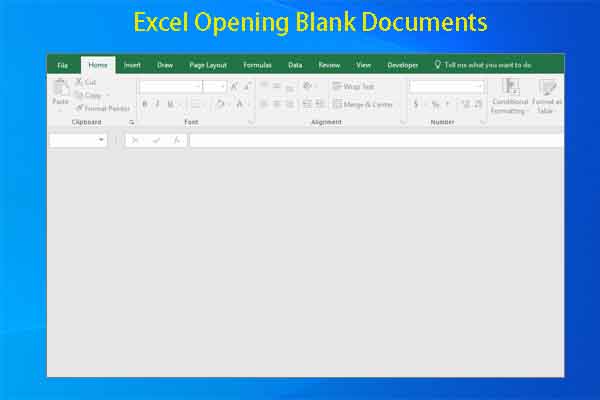 Top 6 Ways to Fix the Excel Opening Blank Documents Issue
