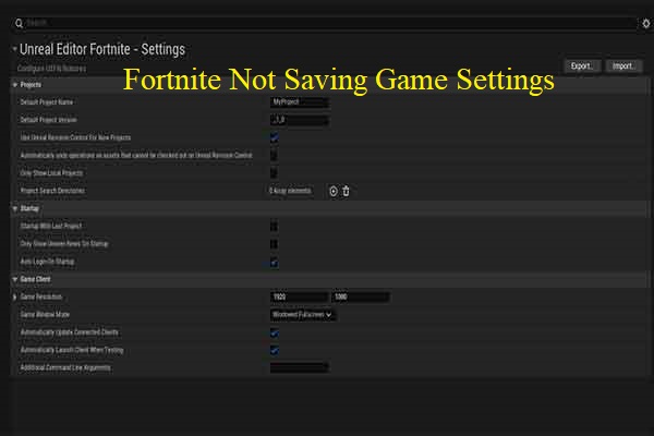 Fortnite Not Saving Game Settings? Fix It with This Tutorial