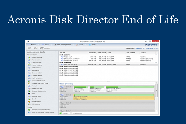 What to Do After Acronis Disk Director Came to Its End of Life?