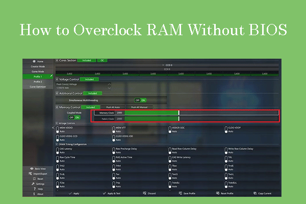 A Guide on How to Overclock RAM Without BIOS