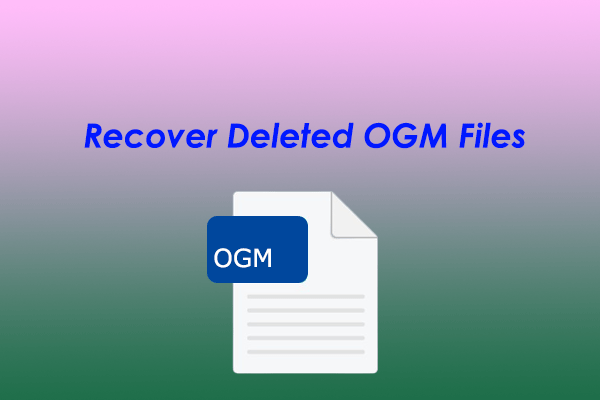 OGM File Recovery: Here’s A Step-by-Step Guide