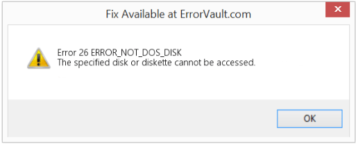 The specified disk or diskette cannot be accessed