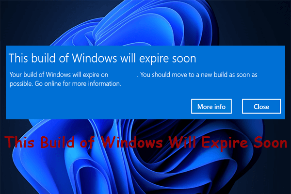 Fix: This Build of Windows Will Expire Soon Windows 11