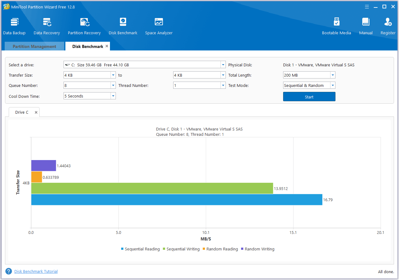 test hard drive speed