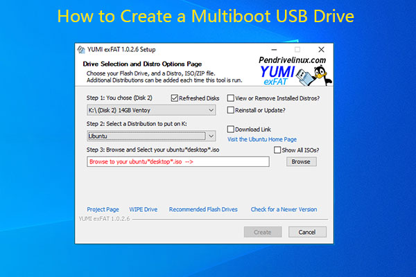 Make a Multi-bootable USB Drive with 4 Multiboot USB Tools