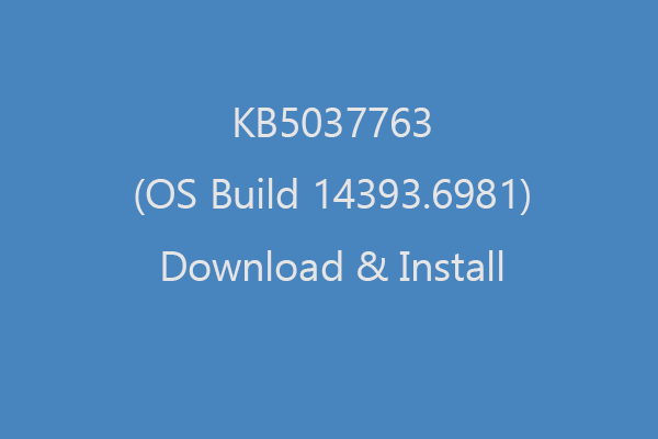 [Full Guide] Update KB5037788 Download and Install Tutorial