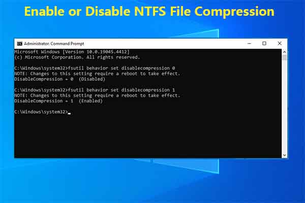 Enable or Disable NTFS File Compression: It Depends on Your Needs