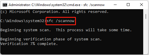 use the SFC tool