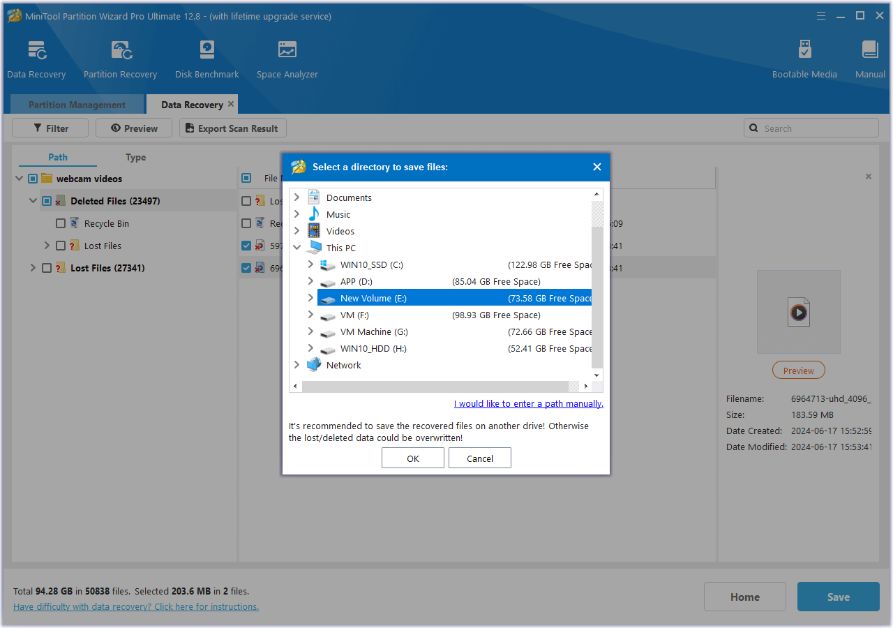 click Save and OK sequentially