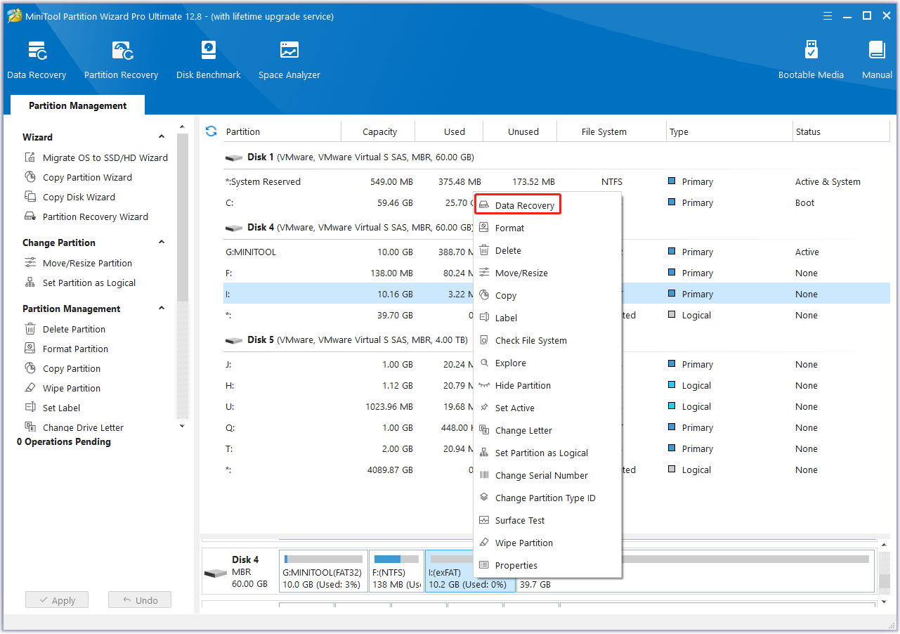 recover data from exFAT partition