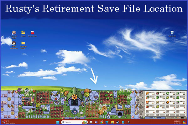 Recover Missing Rusty’s Retirement Save File and Edit It
