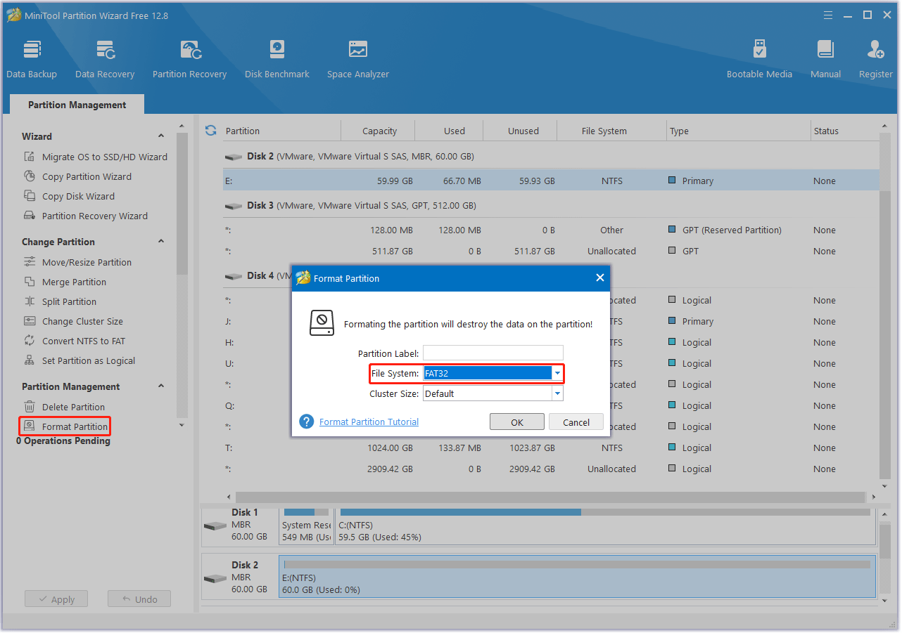 format larger than 32GB USB to FAT32