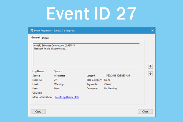 Encounter the Event ID 27? Here Are 7 Solutions for You!