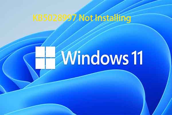 KB5028997 Not Installing? Extend Windows Recovery Partition