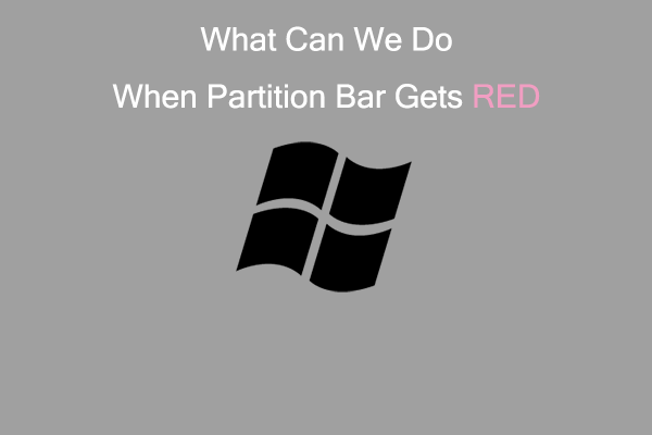 Effectively Fix the Partition Bar Turning Red