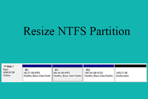 [A Step-by-Step Guide] How to Resize NTFS Partition