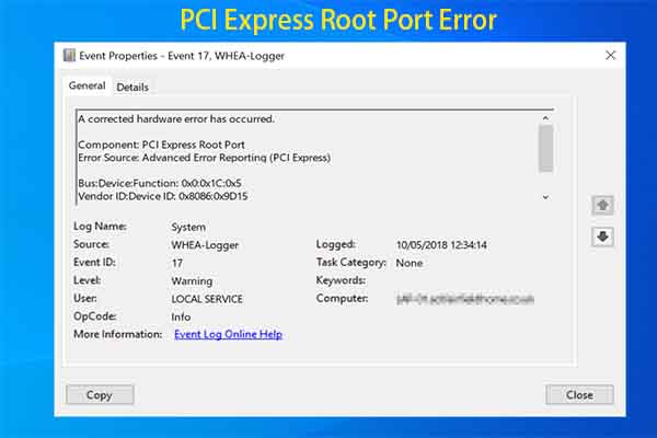 6 Methods for Troubleshooting PCI Express Root Port Error