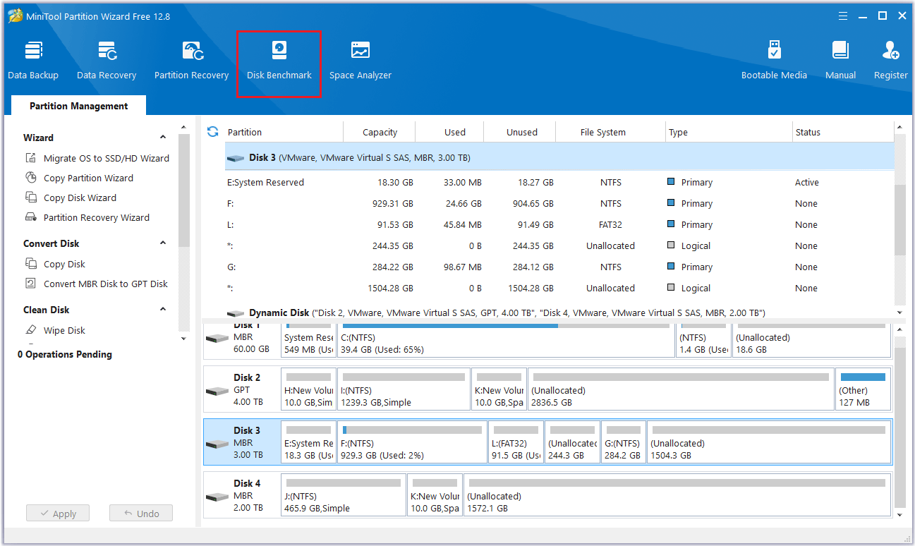 click Disk Benchmark