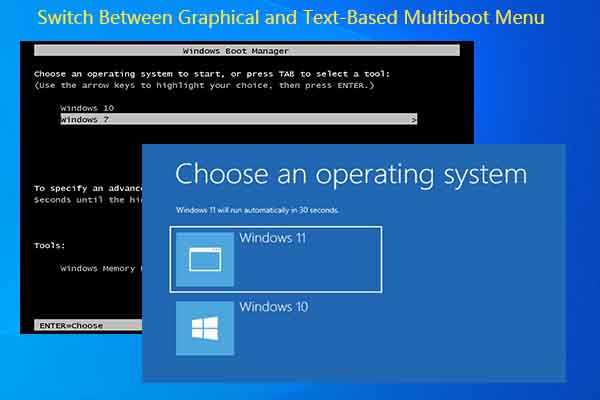 Quickly Switch Between Graphical and Text-Based Multiboot Menu