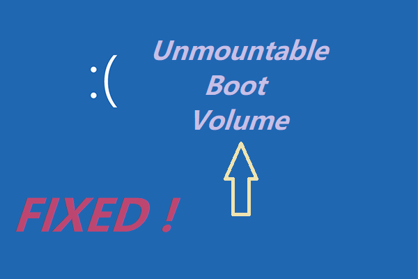 Effective Solutions to Unmountable Boot Volume Error