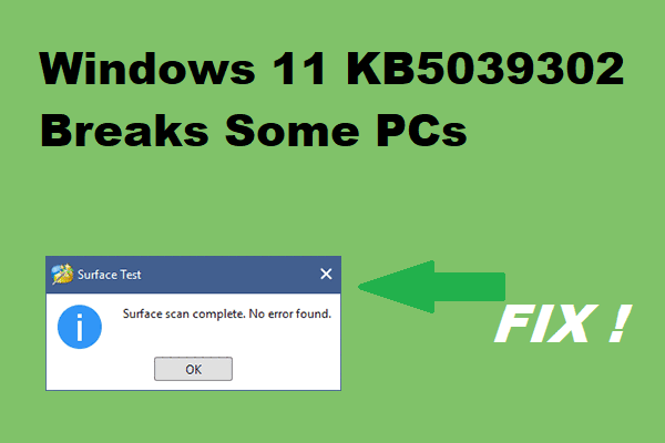 Windows 11 KB5039302 Update Issue – Fix Here!