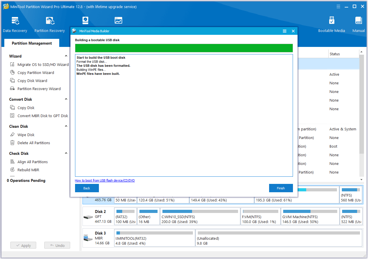 create USB bootable media