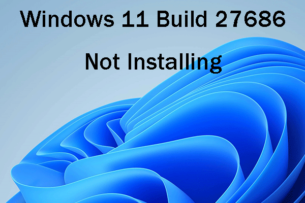 What to Do If Windows 11 Build 27686 Fails to Install?