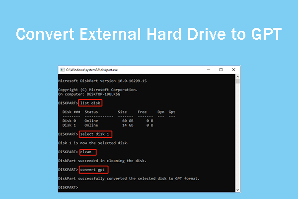 How to Convert External Hard Drive to GPT Without Data Loss