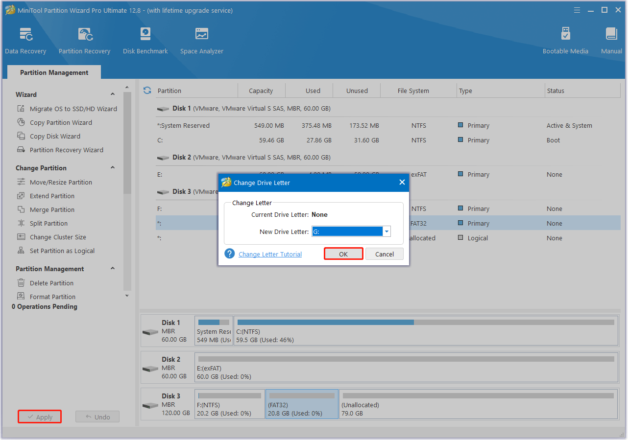 assign a drive letter