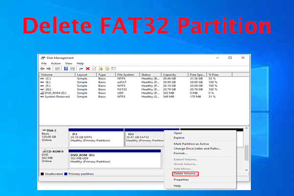 How to Delete FAT32 Partition on Windows PC? [Full Guide]