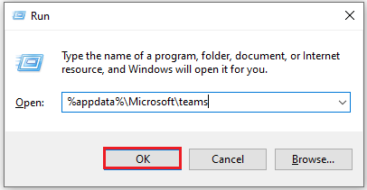 type %appdata%\Microsoft\teams