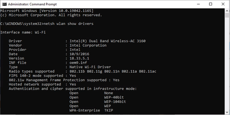 check supported radio types