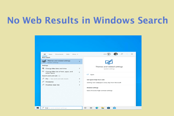 [Solved] Windows Search Is Not Showing Web Results in Windows 11