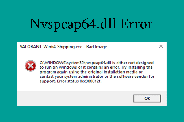 Fixed: Nvspcap64.dll Error in Windows 10/11