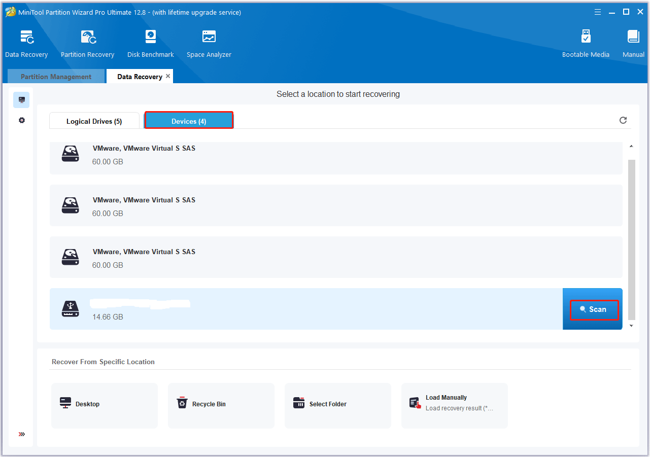 scan external hard drive