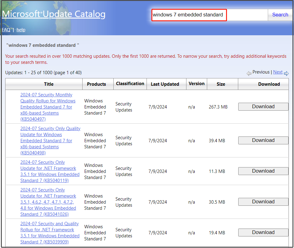 download Windows 7 Embedded Standard