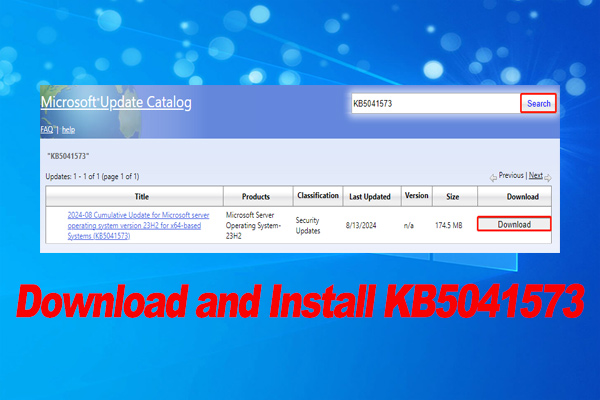 How to Download and Install KB5041573 & Fix Related Issues