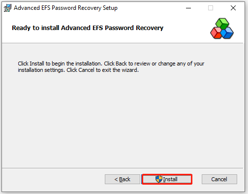 install Advanced EFS Data Recovery