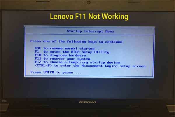 Lenovo F11 Not Working: Possible Causes and Available Fixes