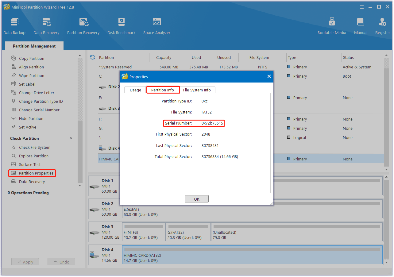 read SD card serial number