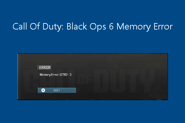 Fix the COD Black Ops 6 Out of Memory Issue in 4 Ways