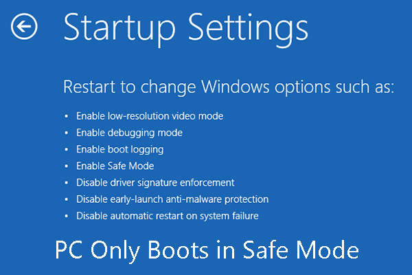 What to Do If the Computer Can’t Start in Normal Mode?