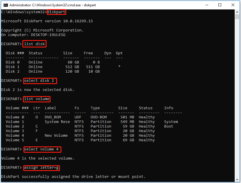 recover deleted partitions using CMD