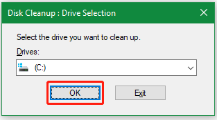 run disk cleanup