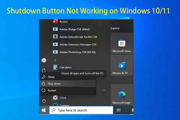 Fixed: Shutdown Button Not Working on Windows 10/11